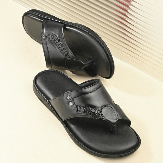 Stylish Comfortable Genuine Leather Slipper for Men