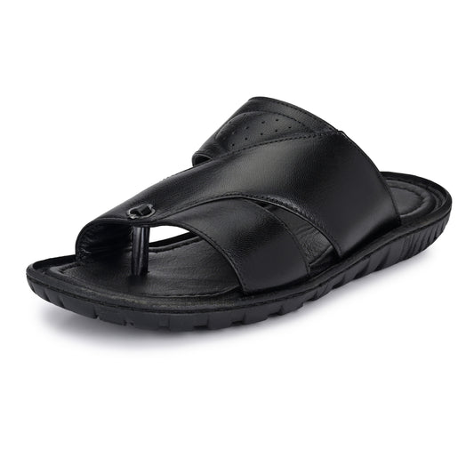 Timeless Elegance: Men’s Leather House Slippers for Men's